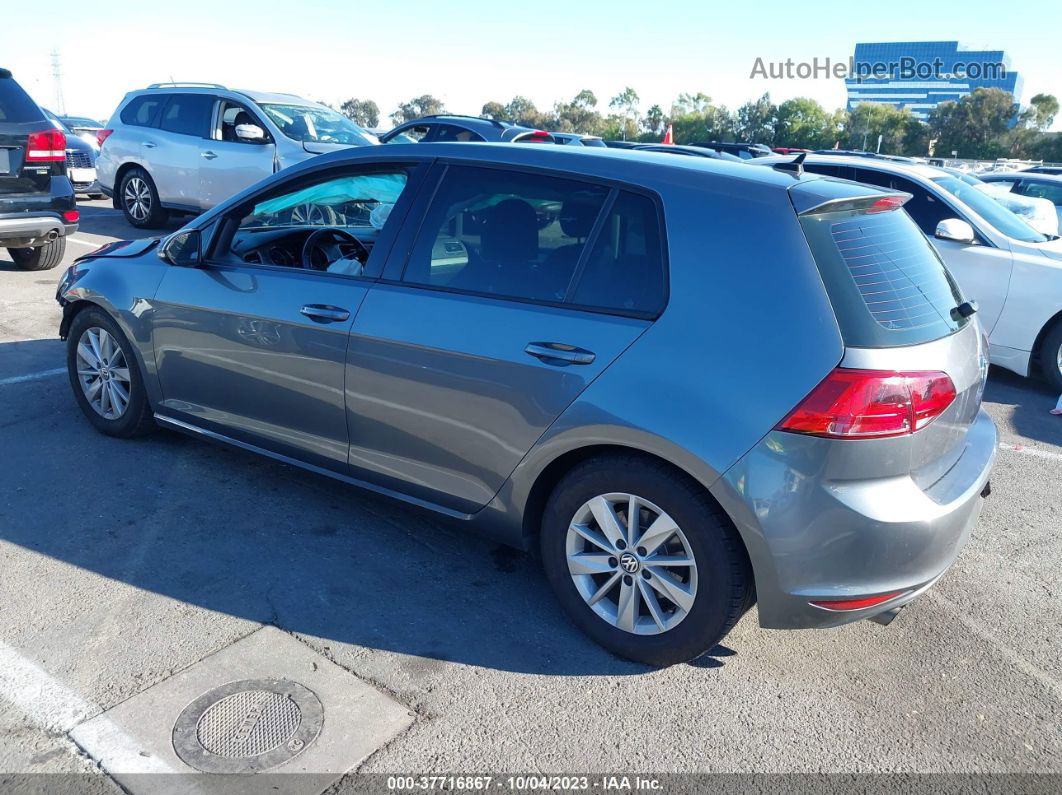 2015 Volkswagen Golf Tsi S 4-door Gray vin: 3VW217AU8FM022041