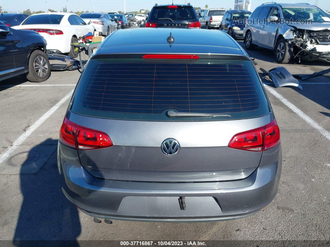 2015 Volkswagen Golf Tsi S 4-door Gray vin: 3VW217AU8FM022041