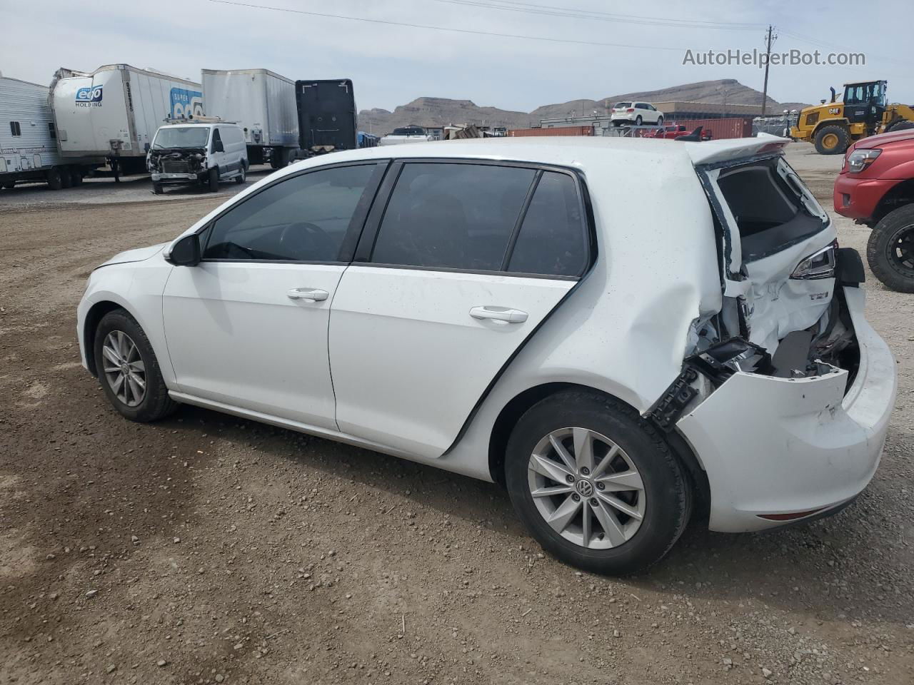 2015 Volkswagen Golf  White vin: 3VW217AU8FM030740