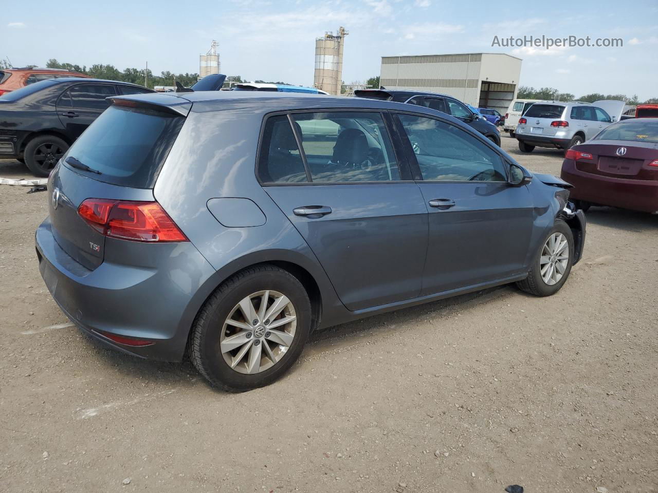 2015 Volkswagen Golf  Gray vin: 3VW217AU8FM034884