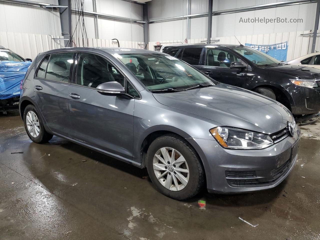 2016 Volkswagen Golf S/se Gray vin: 3VW217AU8GM010523