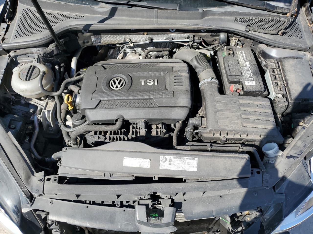 2016 Volkswagen Golf S/se Серый vin: 3VW217AU8GM027855