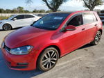 2016 Volkswagen Golf S/se Red vin: 3VW217AU8GM057843