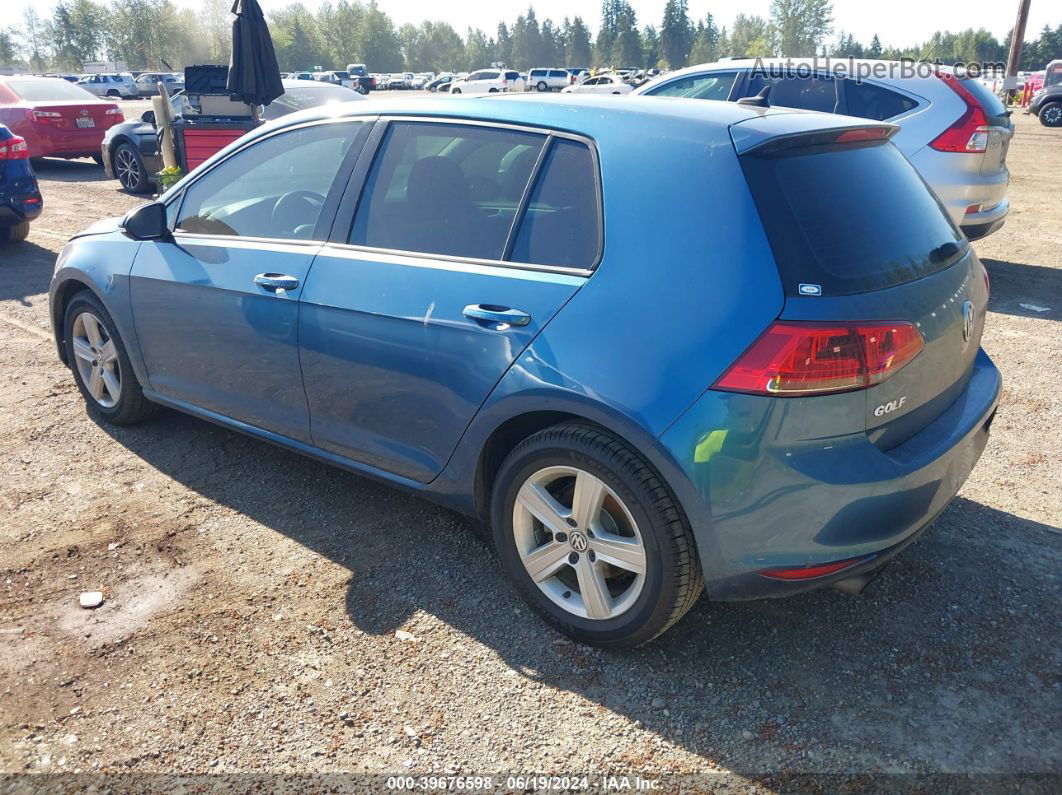 2017 Volkswagen Golf Tsi S 4-door/tsi Se 4-door/tsi Sel 4-door/tsi Wolfsburg Edition 4-door Blue vin: 3VW217AU8HM000561