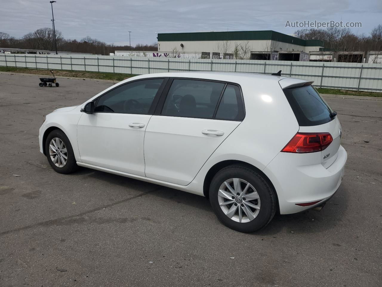 2017 Volkswagen Golf S Белый vin: 3VW217AU8HM014198