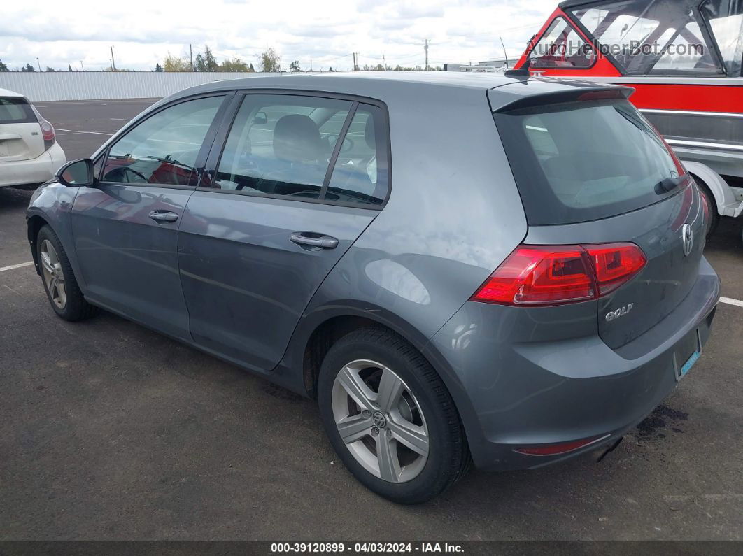 2017 Volkswagen Golf Tsi S 4-door/tsi Se 4-door/tsi Sel 4-door/tsi Wolfsburg Edition 4-door Gray vin: 3VW217AU8HM055818