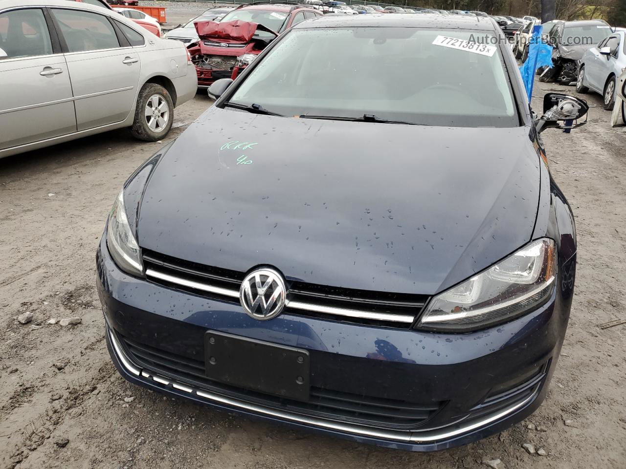 2015 Volkswagen Golf  Blue vin: 3VW217AU9FM002946