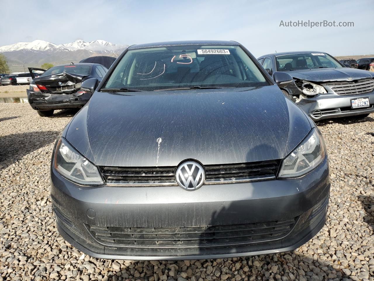 2015 Volkswagen Golf  Charcoal vin: 3VW217AU9FM035591