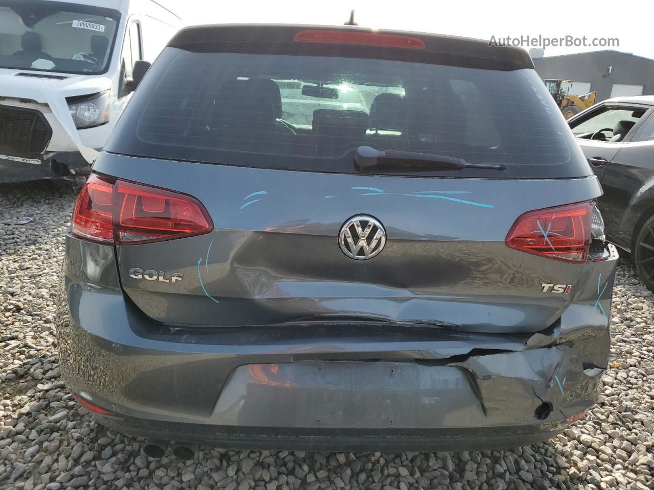 2015 Volkswagen Golf  Charcoal vin: 3VW217AU9FM035591