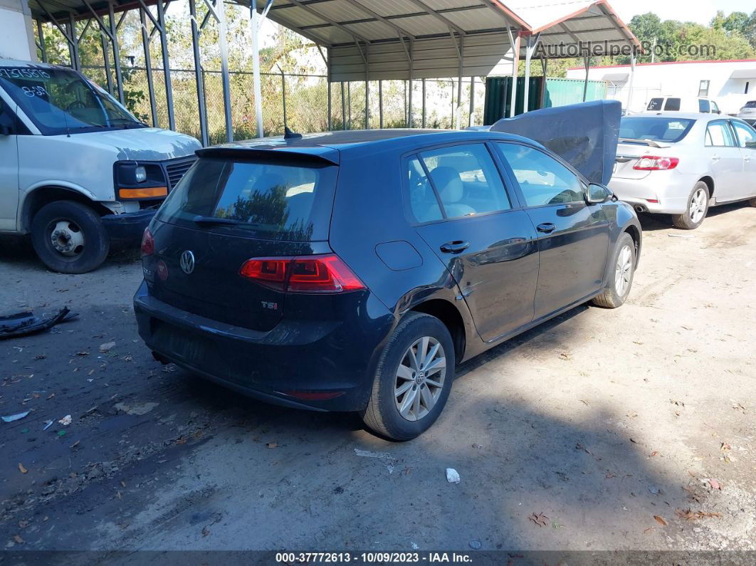 2015 Volkswagen Golf Tsi S Black vin: 3VW217AU9FM067800