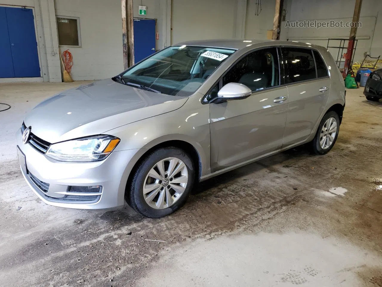 2015 Volkswagen Golf  Серебряный vin: 3VW217AU9FM075296