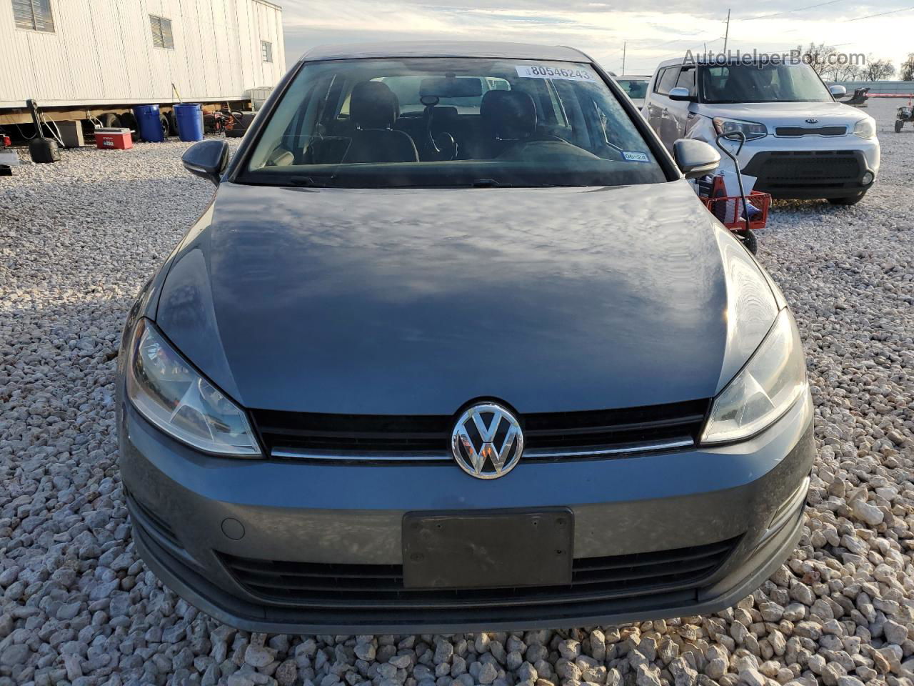 2016 Volkswagen Golf S/se Gray vin: 3VW217AU9GM060668