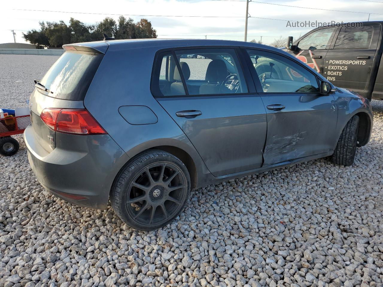 2016 Volkswagen Golf S/se Gray vin: 3VW217AU9GM060668