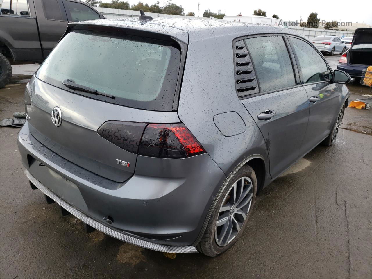 2016 Volkswagen Golf S/se Gray vin: 3VW217AU9GM061397