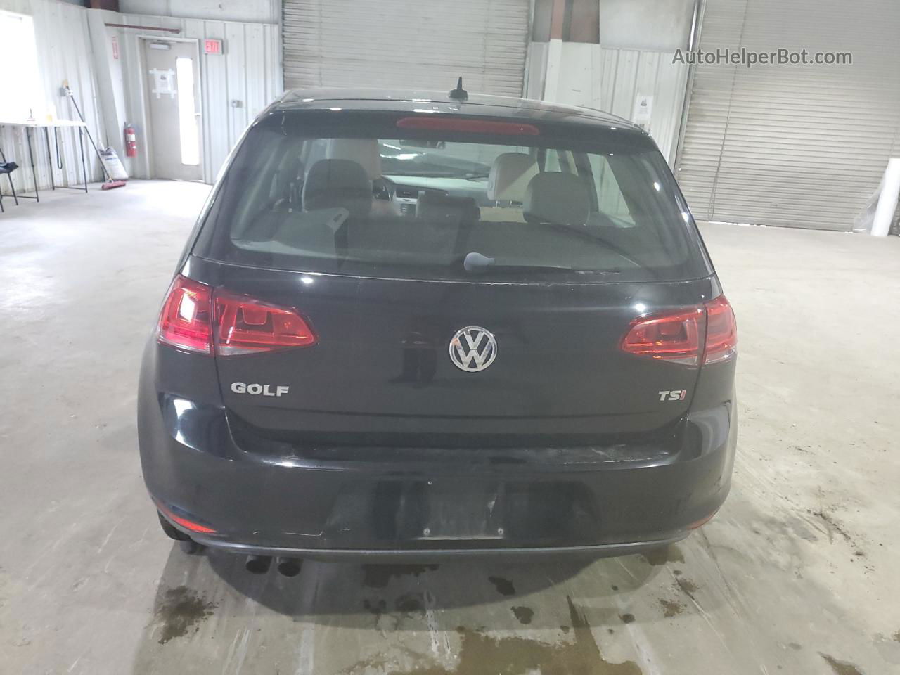 2017 Volkswagen Golf S Black vin: 3VW217AU9HM065192