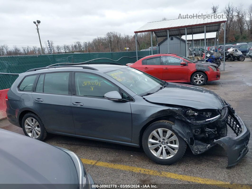 2019 Volkswagen Golf Sportwagen 1.8t S Gray vin: 3VW217AU9KM501675