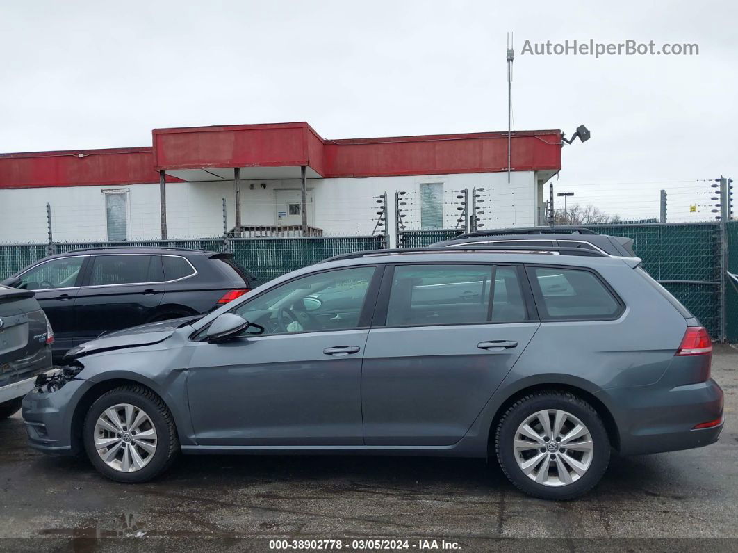 2019 Volkswagen Golf Sportwagen 1.8t S Gray vin: 3VW217AU9KM501675