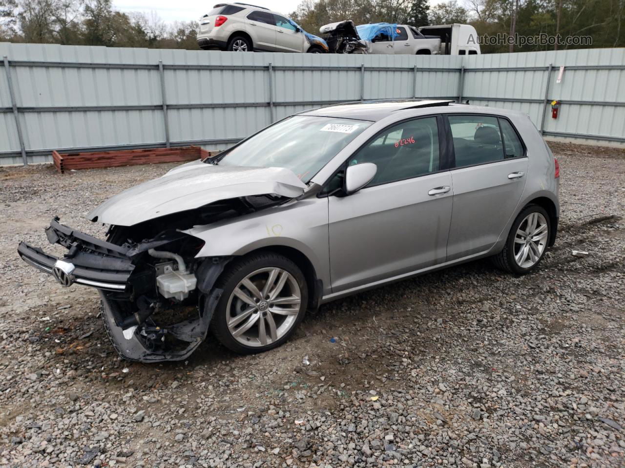 2015 Volkswagen Golf  Silver vin: 3VW217AUXFM038659