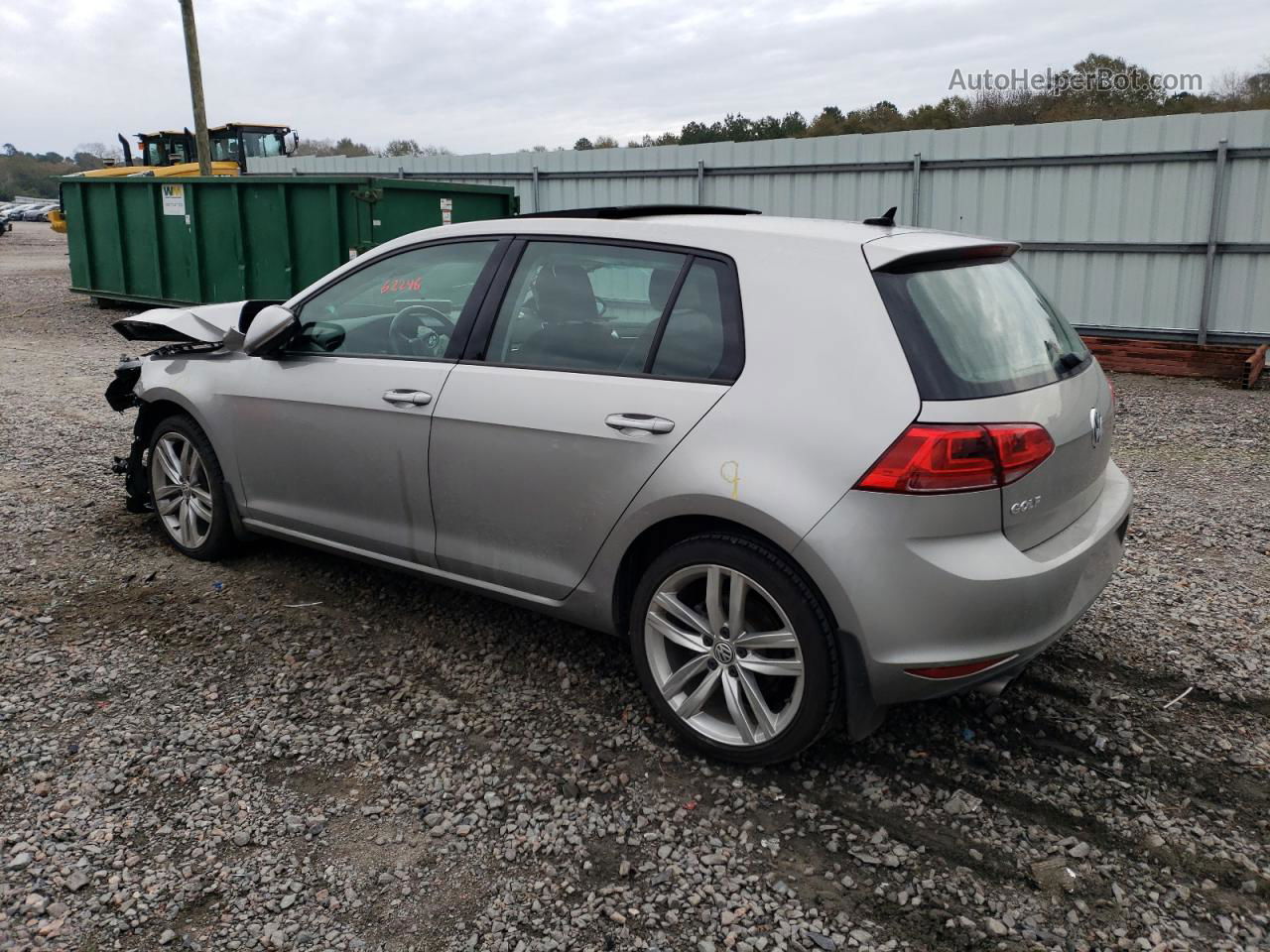 2015 Volkswagen Golf  Серебряный vin: 3VW217AUXFM038659