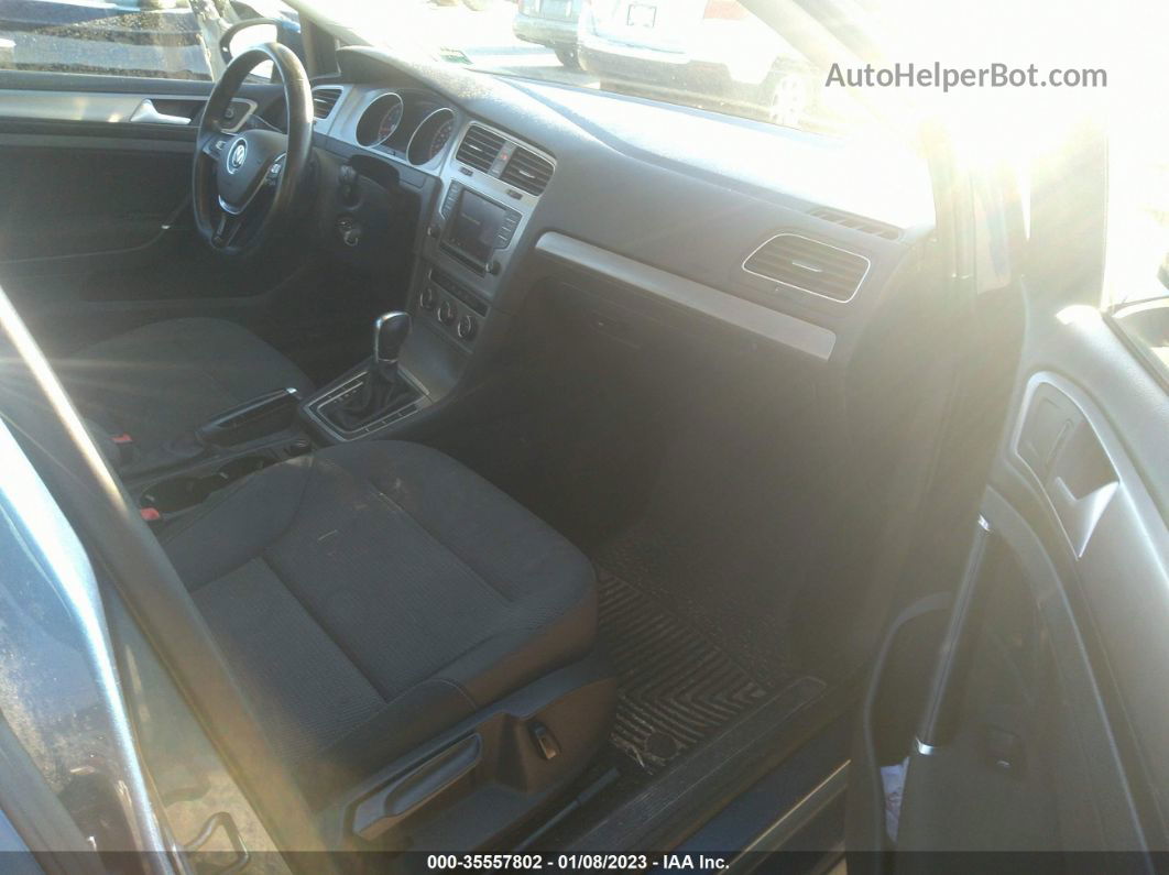 2016 Volkswagen Golf Tsi S Синий vin: 3VW217AUXGM028893