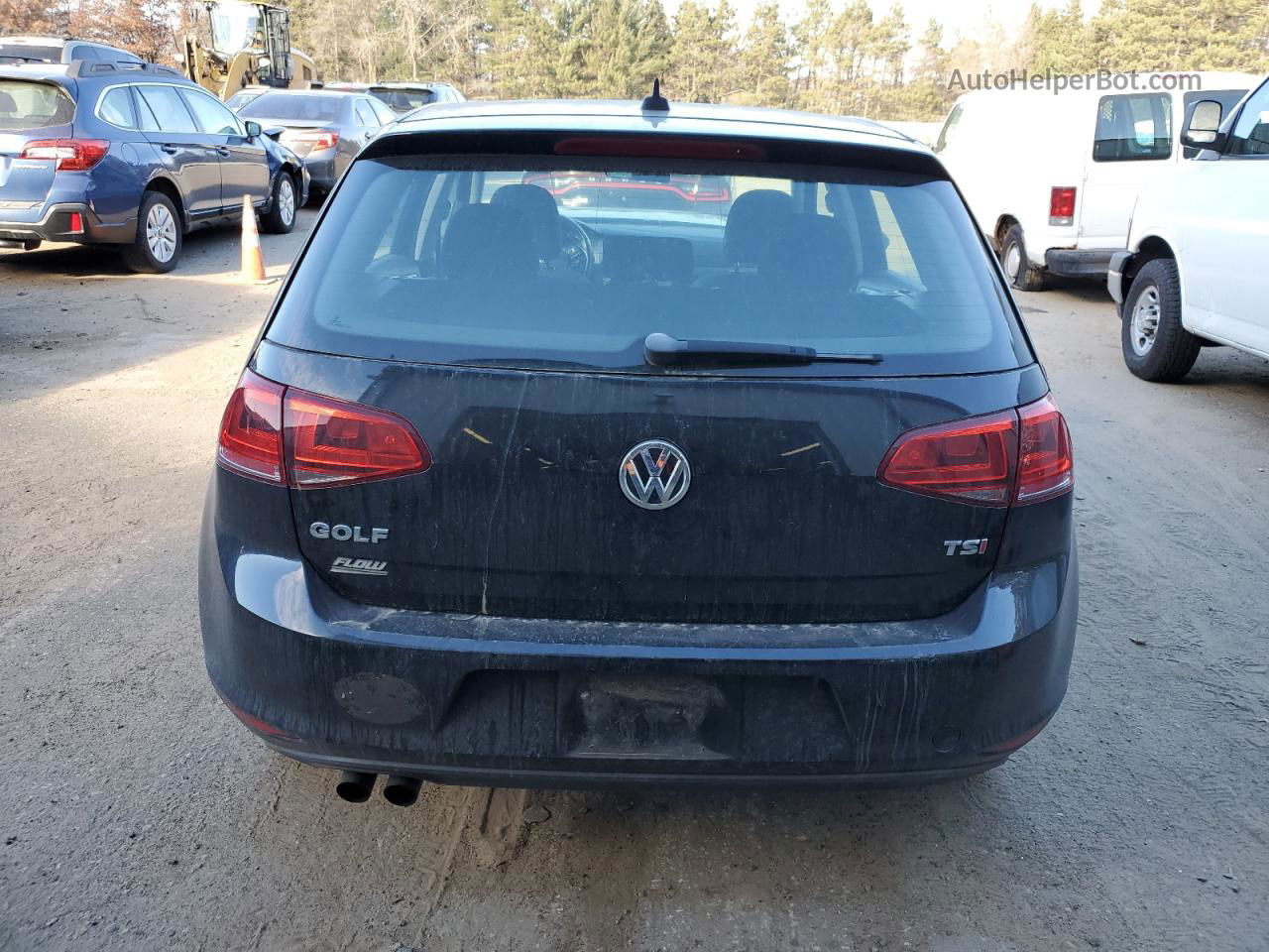 2016 Volkswagen Golf S/se Black vin: 3VW217AUXGM030384