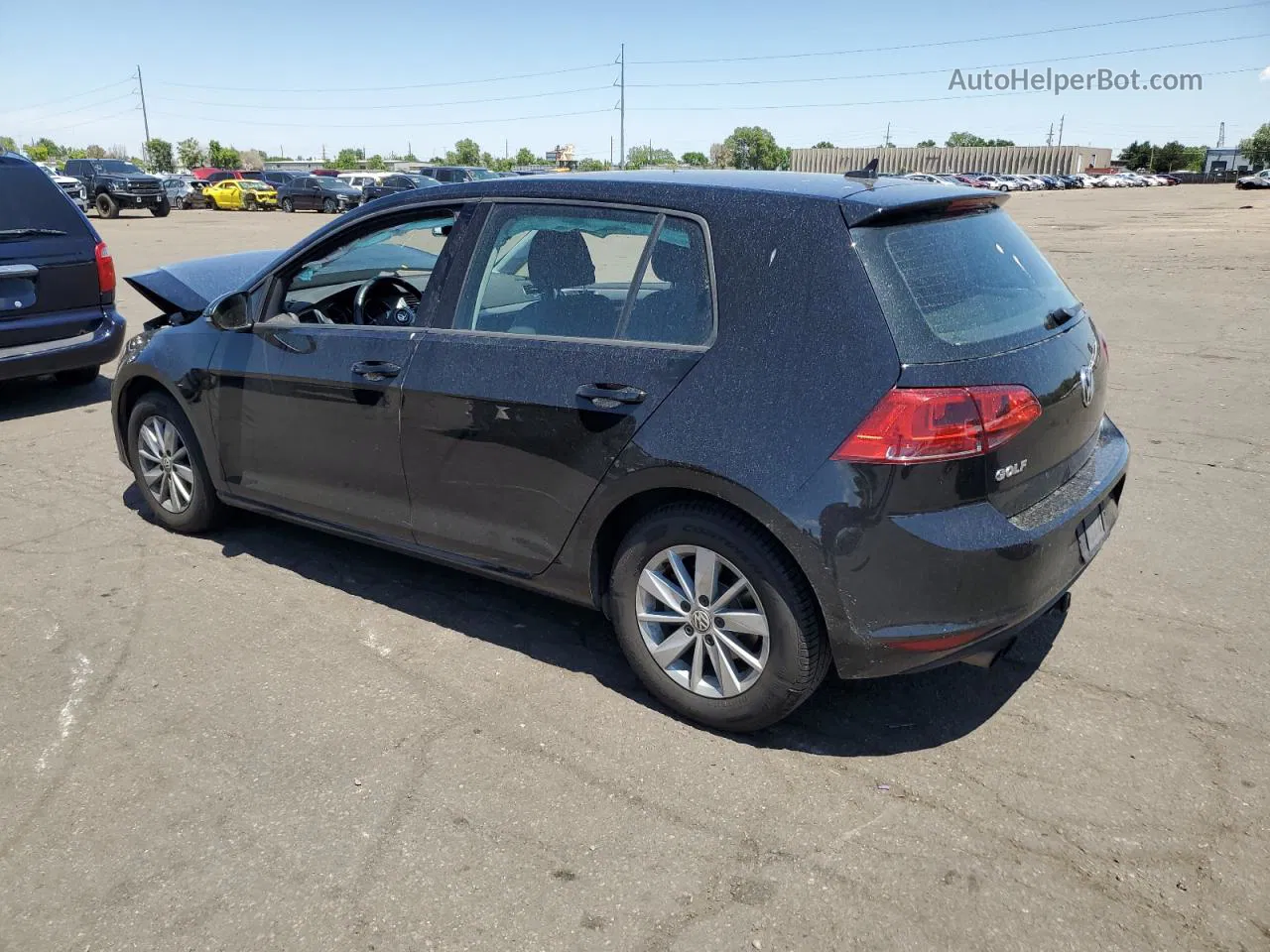 2016 Volkswagen Golf S/se Black vin: 3VW217AUXGM035049