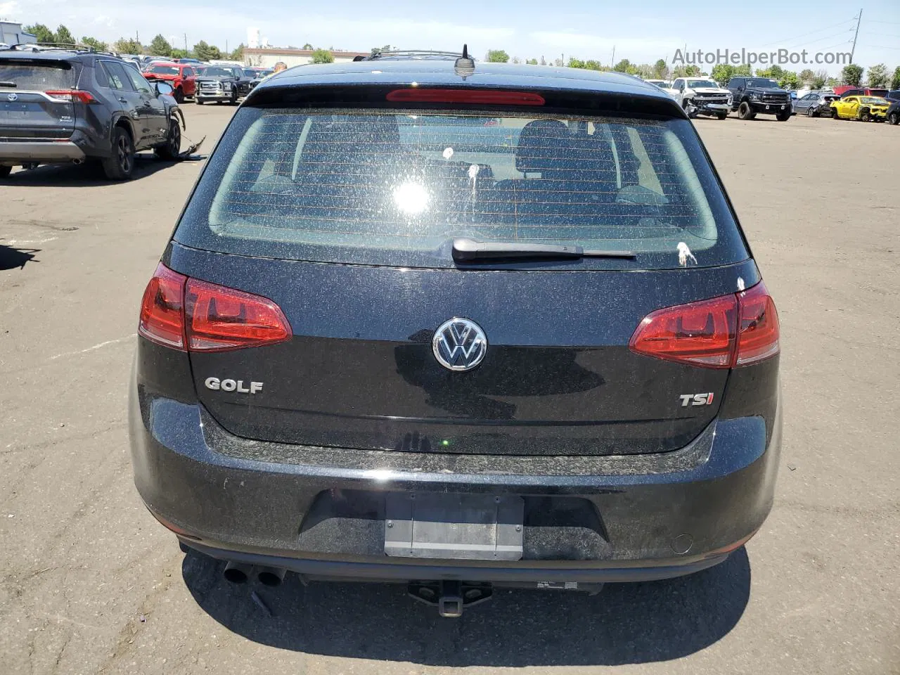 2016 Volkswagen Golf S/se Black vin: 3VW217AUXGM035049