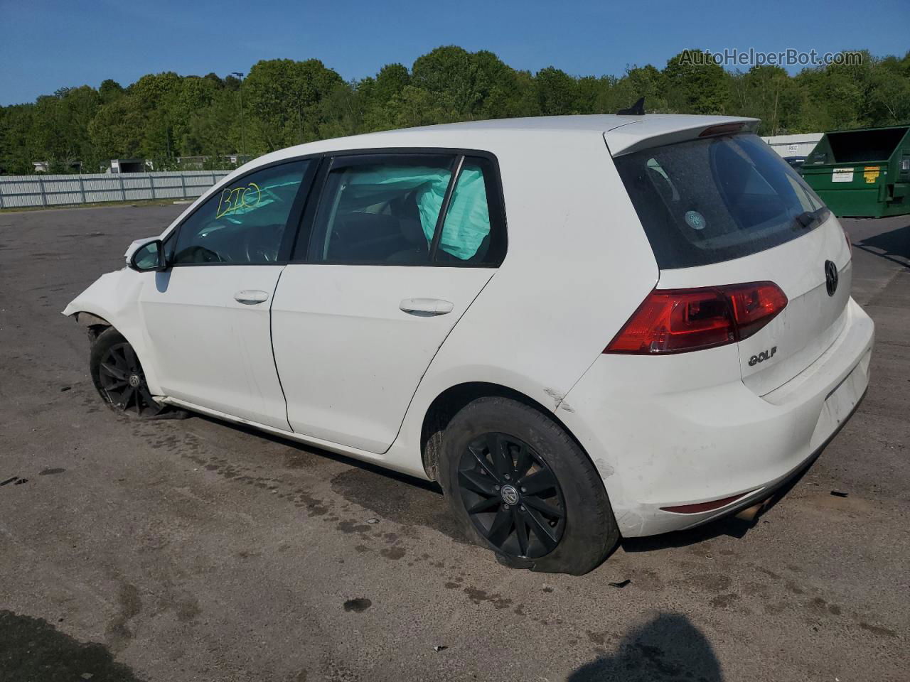 2017 Volkswagen Golf S White vin: 3VW217AUXHM026529