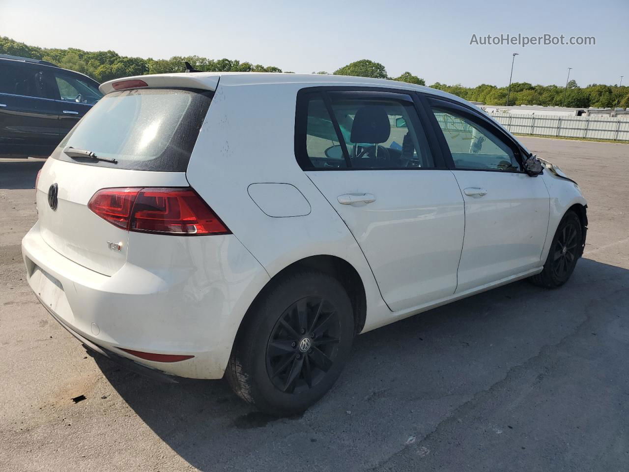 2017 Volkswagen Golf S White vin: 3VW217AUXHM026529