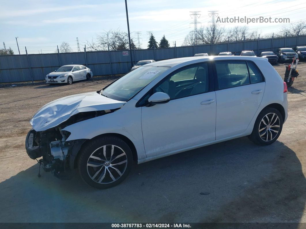 2017 Volkswagen Golf Tsi S 4-door/tsi Se 4-door/tsi Sel 4-door/tsi Wolfsburg Edition 4-door White vin: 3VW217AUXHM034887