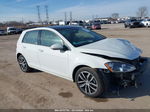 2017 Volkswagen Golf Tsi S 4-door/tsi Se 4-door/tsi Sel 4-door/tsi Wolfsburg Edition 4-door White vin: 3VW217AUXHM034887