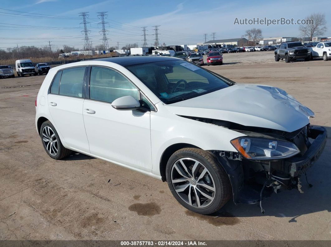 2017 Volkswagen Golf Tsi S 4-door/tsi Se 4-door/tsi Sel 4-door/tsi Wolfsburg Edition 4-door White vin: 3VW217AUXHM034887