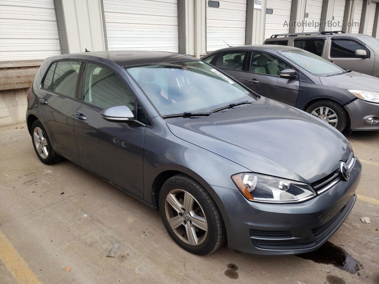 2017 Volkswagen Golf S Gray vin: 3VW217AUXHM064570