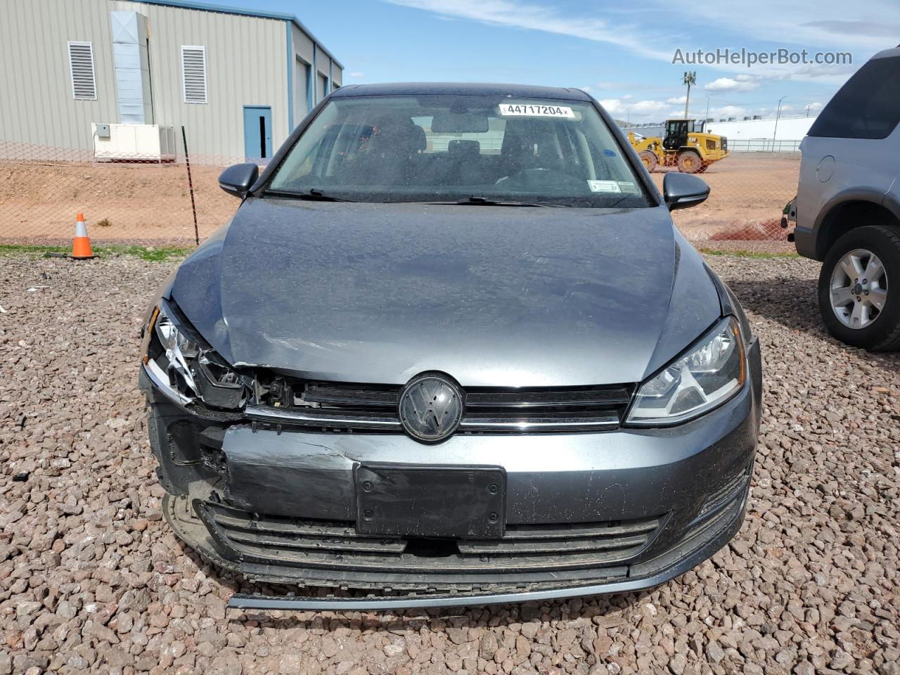 2017 Volkswagen Golf S Серый vin: 3VW217AUXHM068327