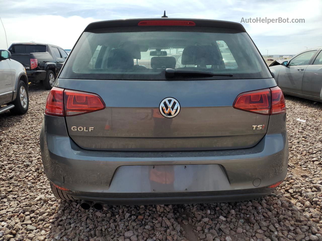 2017 Volkswagen Golf S Gray vin: 3VW217AUXHM068327