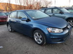 2017 Volkswagen Golf S Blue vin: 3VW217AUXHM072507