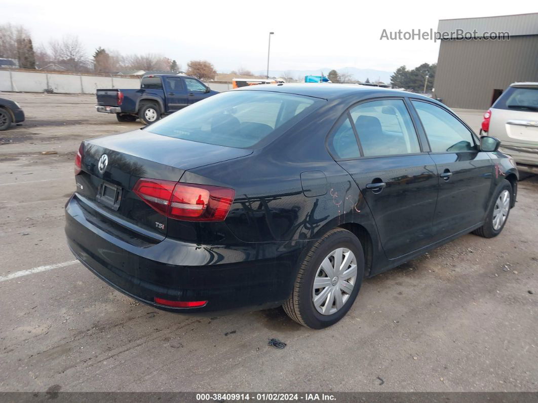 2016 Volkswagen Jetta 1.4t S Black vin: 3VW267AJ0GM209329