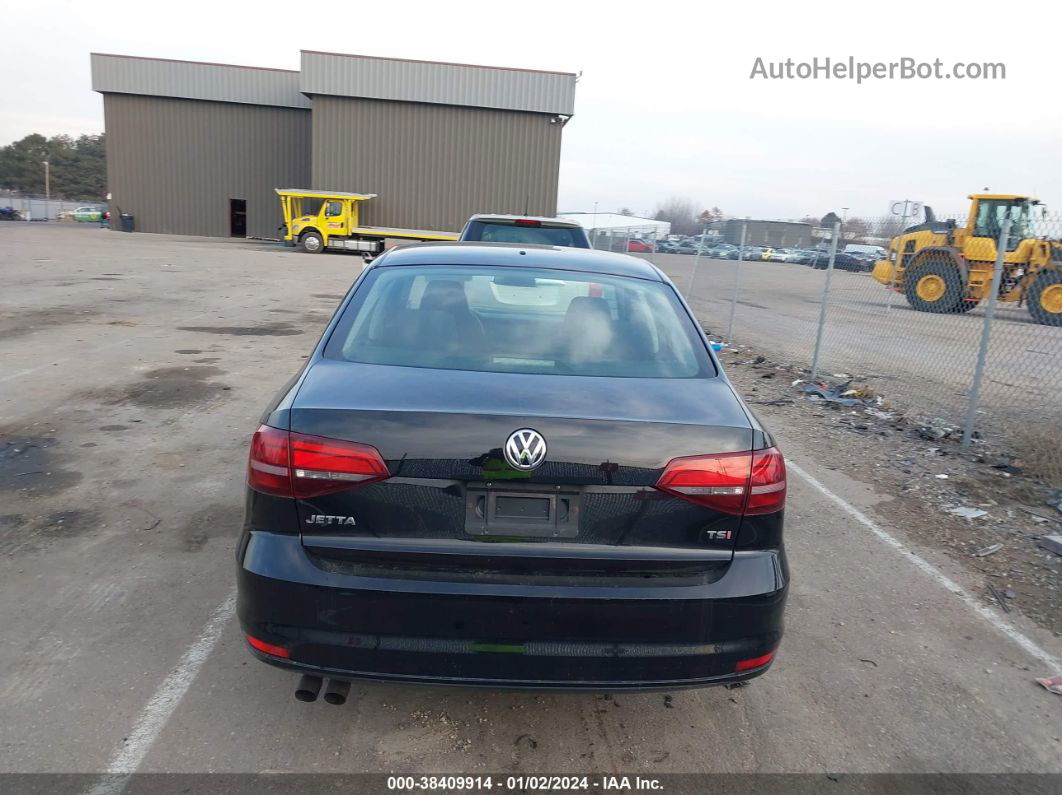 2016 Volkswagen Jetta 1.4t S Black vin: 3VW267AJ0GM209329