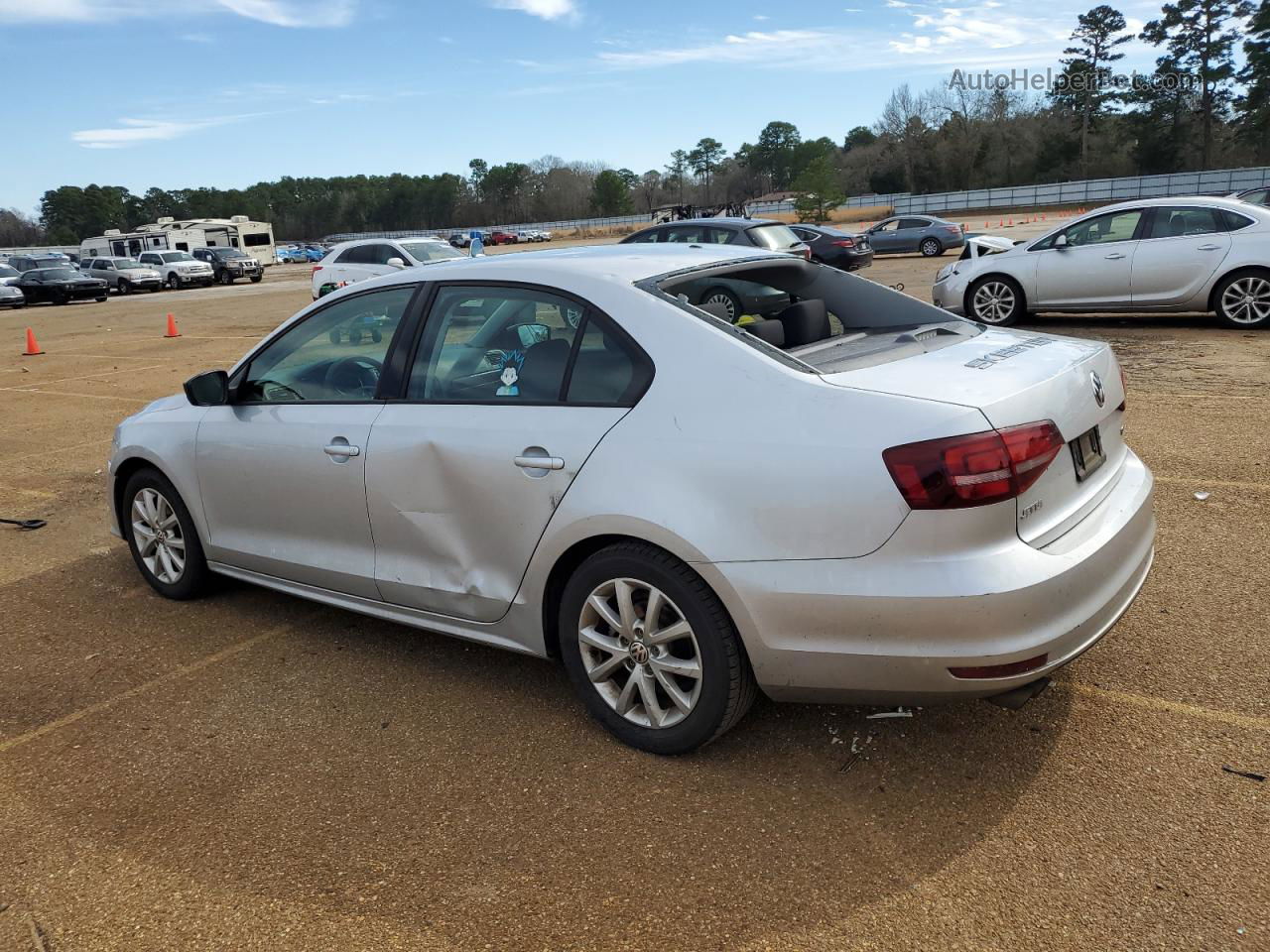 2016 Volkswagen Jetta S Gray vin: 3VW267AJ0GM213736