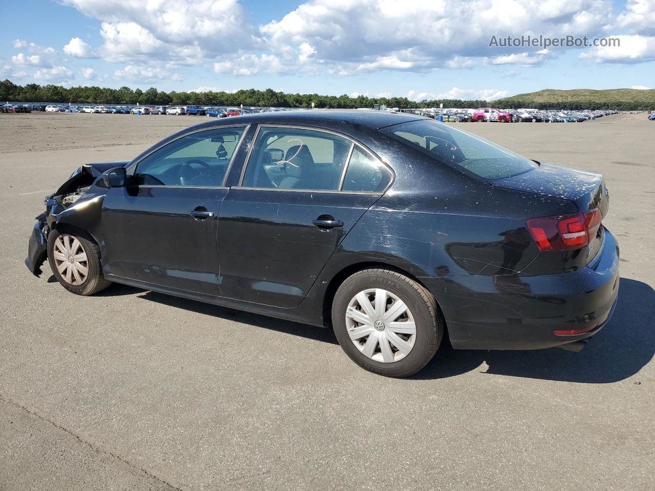 2016 Volkswagen Jetta S Black vin: 3VW267AJ0GM223313