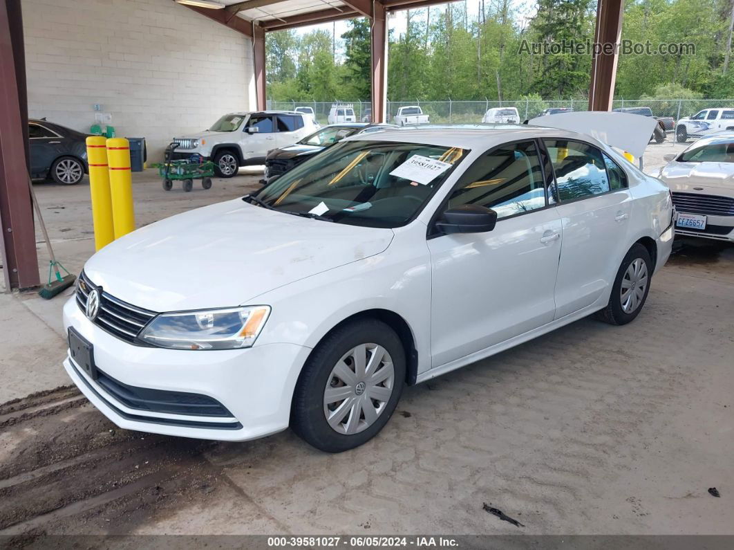 2016 Volkswagen Jetta 1.4t S White vin: 3VW267AJ0GM241472