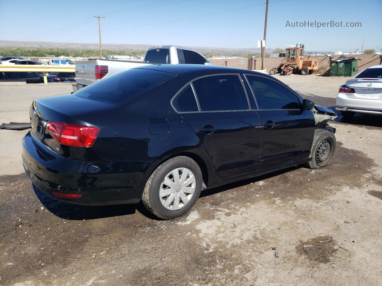 2016 Volkswagen Jetta S Black vin: 3VW267AJ0GM308099