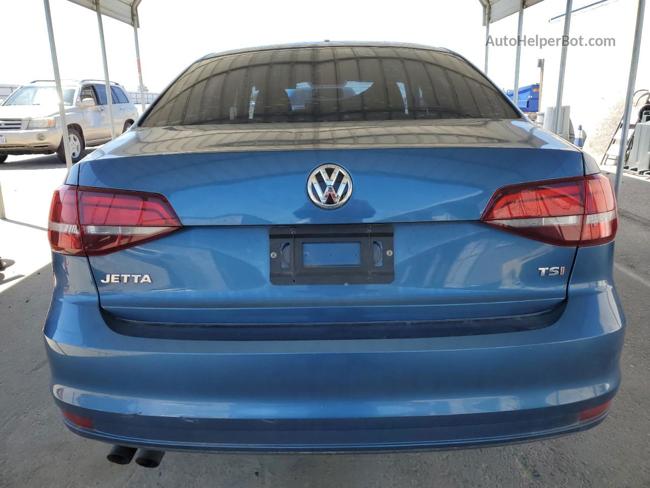 2016 Volkswagen Jetta S Blue vin: 3VW267AJ1GM307138