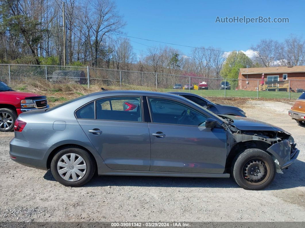 2016 Volkswagen Jetta 1.4t S Gray vin: 3VW267AJ1GM309830