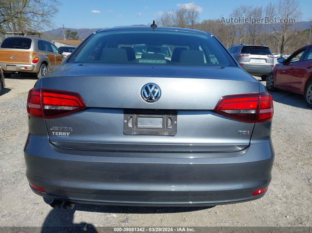 2016 Volkswagen Jetta 1.4t S Gray vin: 3VW267AJ1GM309830