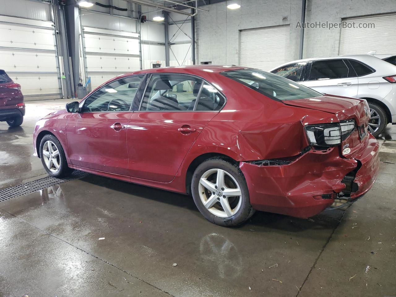 2016 Volkswagen Jetta S Red vin: 3VW267AJ1GM334680