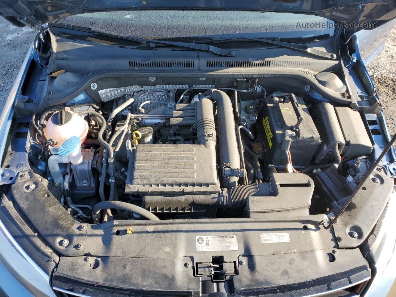 2016 Volkswagen Jetta S Синий vin: 3VW267AJ1GM363628