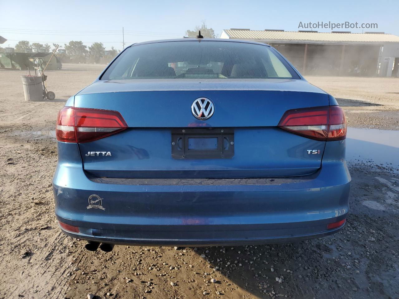 2016 Volkswagen Jetta S Синий vin: 3VW267AJ1GM363628