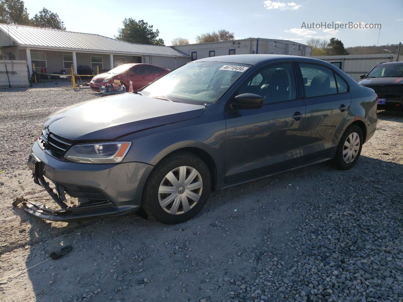 2016 Volkswagen Jetta S Gray vin: 3VW267AJ1GM383653