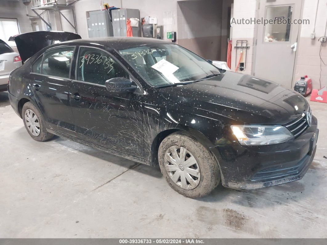 2016 Volkswagen Jetta 1.4t S Черный vin: 3VW267AJ1GM403948